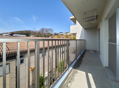 【バルコニー】 | 大沢マンション | 西面南面L型バルコニー