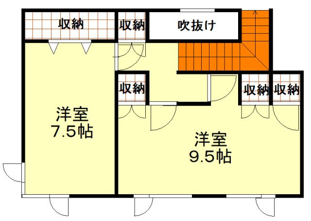 東苗穂14条2丁目の間取り|9.5帖のお部屋は分割可能です！※間取りは現況優先になります
