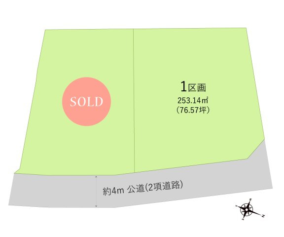 コンフォートプレイス川越市下松原2期　全2区画の土地図|68坪～76坪のゆとりある敷地　全2区画！
建築条件はありません。お好きなハウスメーカー・工務店で建築可能です。
資料請求やご見学などお気軽にお問い合わせください。