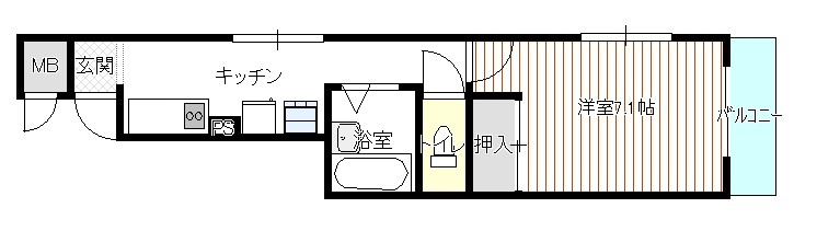 シェルコート金山の間取り