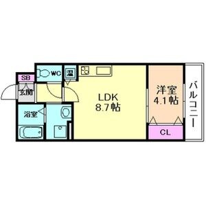 【間取り】 | アート東大阪B