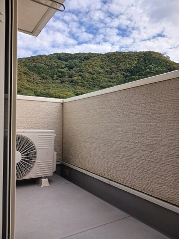 ラメールＢのバルコニー