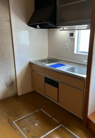 点野5丁目　中古一戸建てのキッチン|システムキッチン
■物件内覧・資金計画相談・住宅ローン相談、リフォーム相談、お問合せ受付中■
※当日・翌日のご内覧、ご相談はお電話でのお問合せがスムーズです！