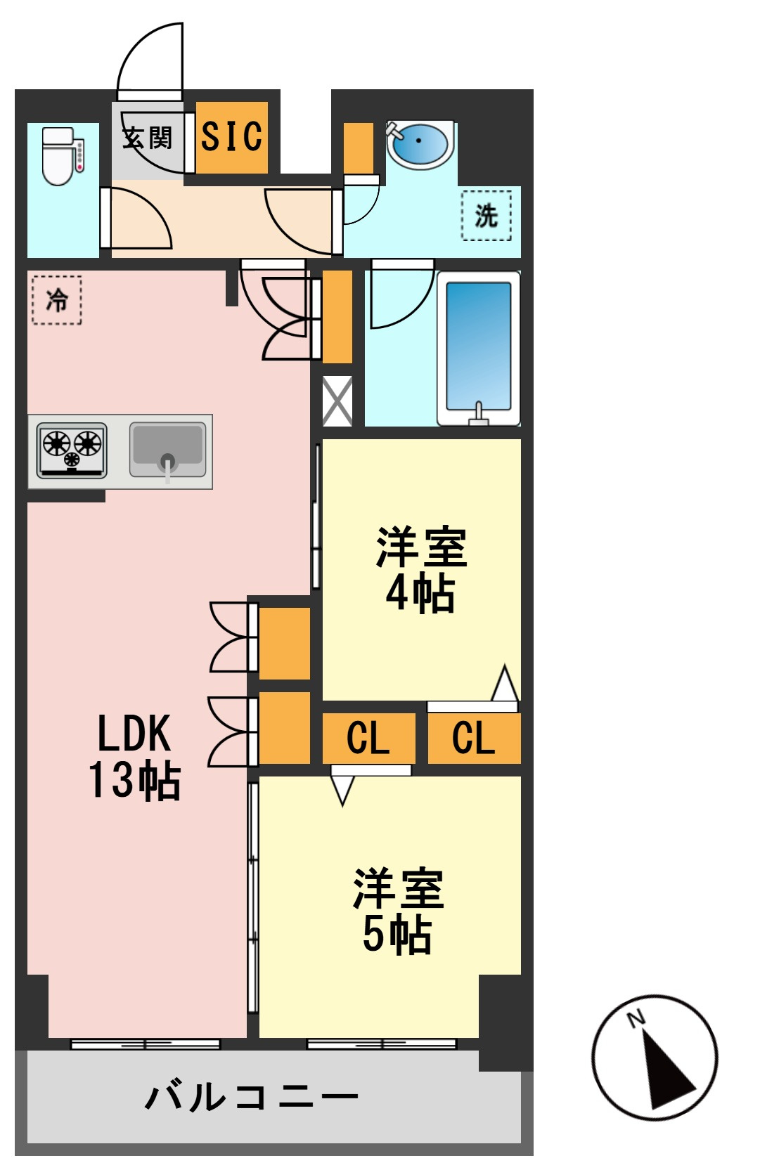 アーバンパーク船堀Ⅱの間取り