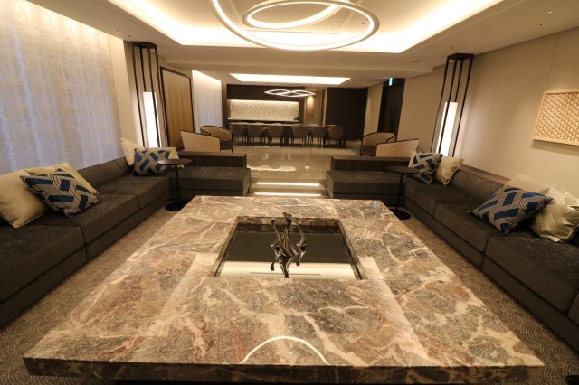 こちらはパーティールームです