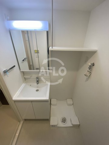 レオンコンフォート難波クレアの洗面所|レオンコンフォート難波クレア　洗面所