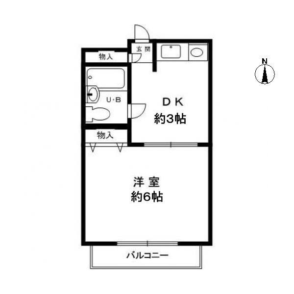 メゾン豊中 PART21の間取り