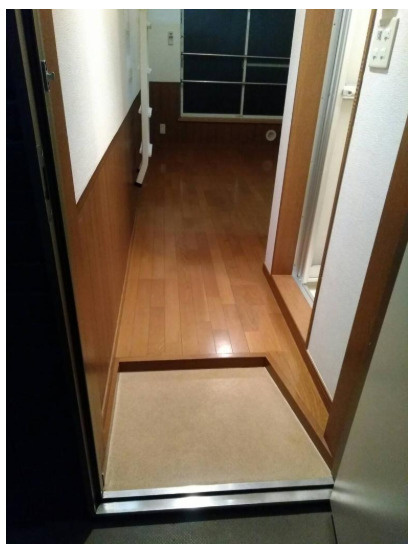 ライフピアモジュールの玄関