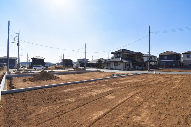 コンフォートプレイス川越市下松原2期　全7区画の外観|広い敷地でカースペースはもちろん、子供の遊び場や家庭菜園・ガーデニングなども楽しめそうです。