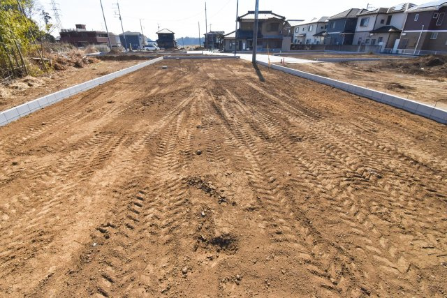 コンフォートプレイス川越市下松原2期　全7区画の外観|現況更地！取り壊し費用等かからず、すぐに建築可能です。
