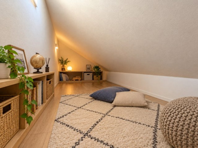 【完成予想図】 | 新築戸建て　西荻窪全3棟 | ロフトがあり、季節ものの収納場所、趣味の部屋など用途多彩にご利用できます