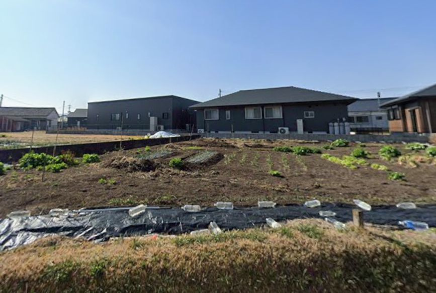 都城市安久町の売地の外観