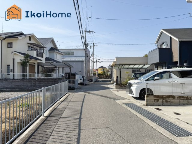 神戸市西区玉津町出合2期3号地　土地の前面道路含む現地写真|●年中無休：当日予約可●前面道路は、区画により南、東、西！幅員は4m～5.23mございます！