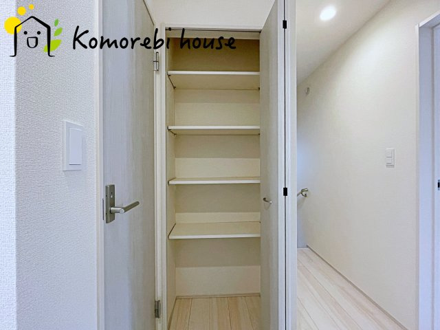桶川市末広2丁目　2期　新築一戸建て　ブルーミングガーデン　01の収納|26.3.21　撮影済み