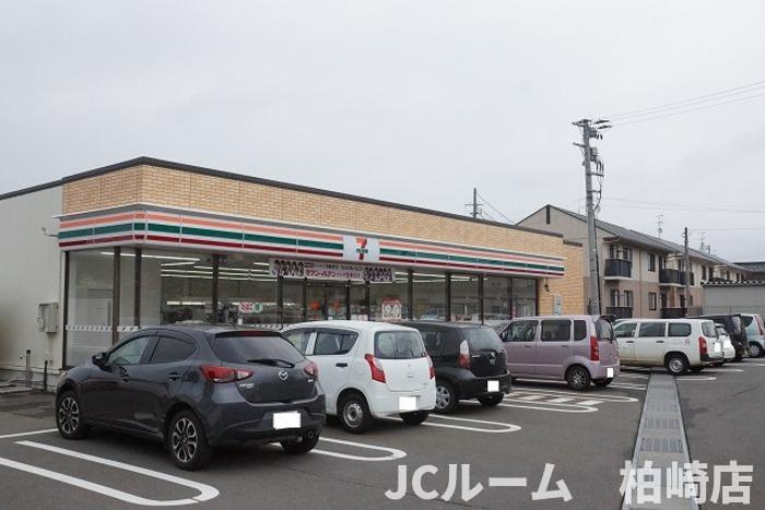 柏崎市日吉町のアパートの周辺