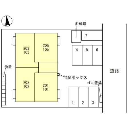 フォンテーヌ・ヒルの区画図