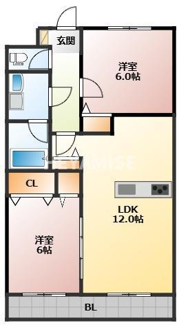 グランディールの間取り