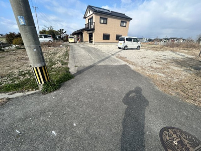 【前面道路含む現地写真】 | 川副町大字鹿江売地