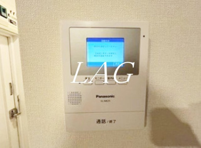 【セキュリティ】 | ＦＬＡＴ４７４ビル | モニター付きインターホンです。