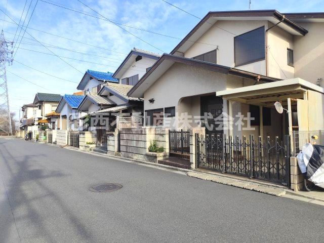 入間市東町2丁目売地の前面道路含む現地写真|落ち着いた住環境、建築条件なし♪