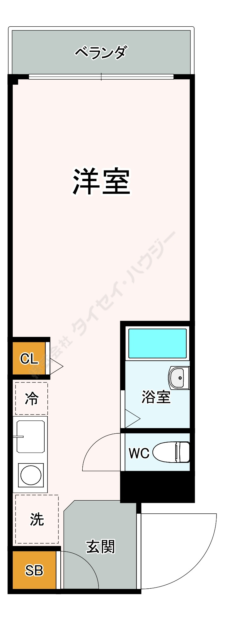 クオリティライフ愛の間取り
