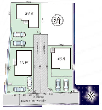 小田原市飯田岡６期　新築戸建　全４棟　4号棟