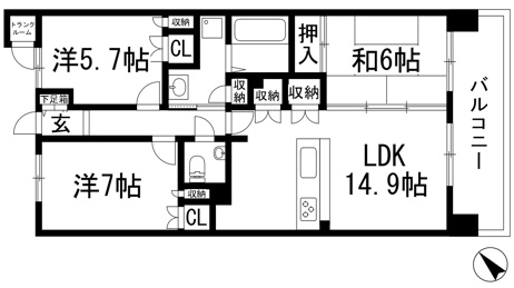 【間取り】