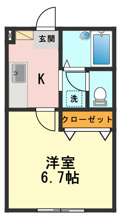 リリックコート新小岩の間取り