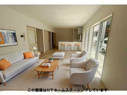 安芸郡坂町坂東１丁目の居間・リビング|エコキュート仕様のオール電化♪