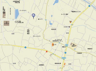 【地図】 | ＣＬＡＩＲ咲 Ｃ | 物件所在地