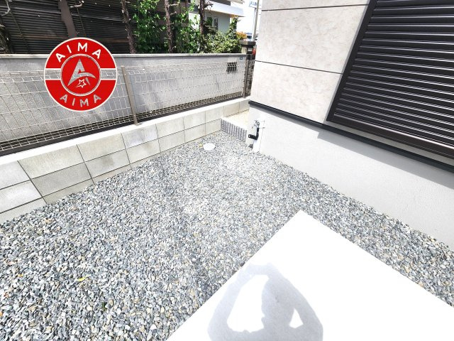 春日市白水ヶ丘2丁目第2-2棟（1号棟）　の庭|お庭で自由な時間を過ごせます。