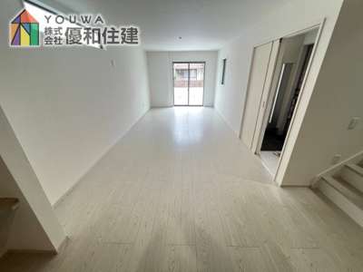 【居間・リビング】 | 新築戸建　神戸市垂水区西舞子９丁目