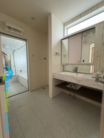 茅ヶ崎市堤3期　新築戸建　全1棟の脱衣所