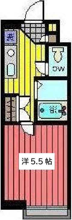 コーポ並木の間取り