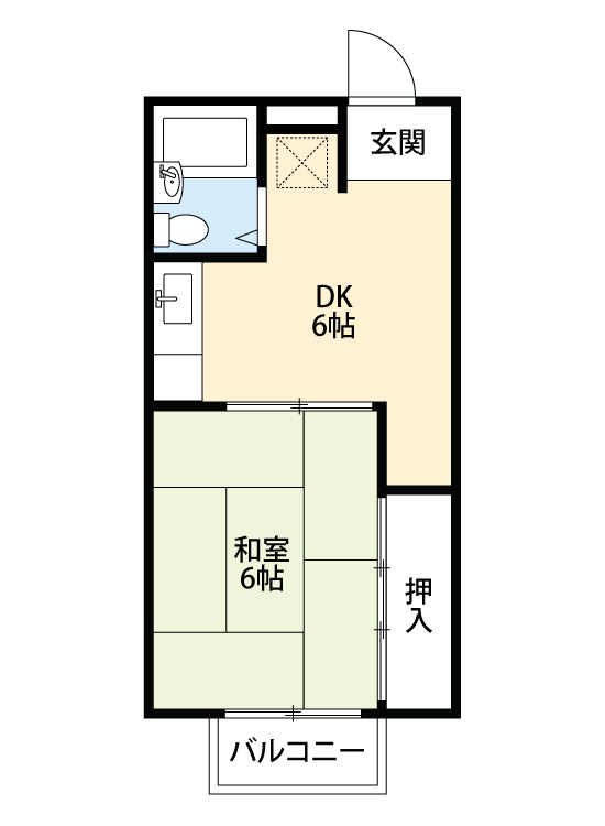 アメニティ八幡　　刈谷市近郊の賃貸はクラスホーム刈谷店の間取り