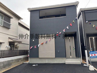 【外観】 | 神戸市垂水区清水が丘1丁目　新築戸建1号棟　仲介手数料無料！ | 落ち着いた雰囲気の外観です