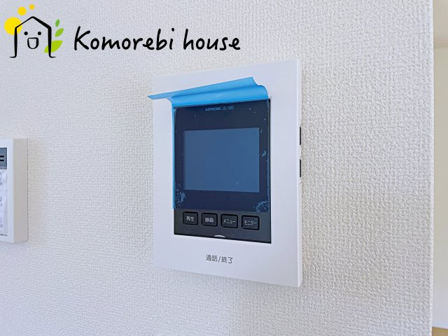 第10上尾緑丘　新築一戸建て　ハートフルタウン　Aの防犯設備|モニター付インターホンです