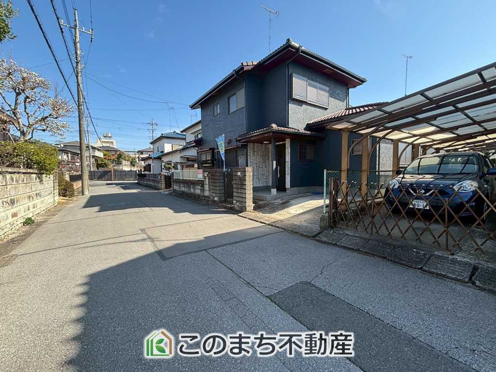 KEM宇都宮市五代1期　中古戸建の前面道路含む現地写真|前面道路含む現地写真