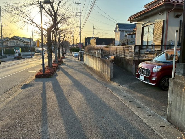鹿沼市栄町　土地の外観|さつき大通りに面しています