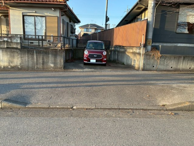 鹿沼市栄町　土地の外観|敷地駐車スペース