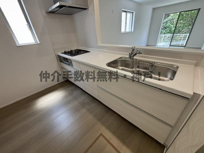 【キッチン】 | 神戸市垂水区南多聞台5丁目　新築戸建A号棟　仲介手数料無料！ | キッチンです