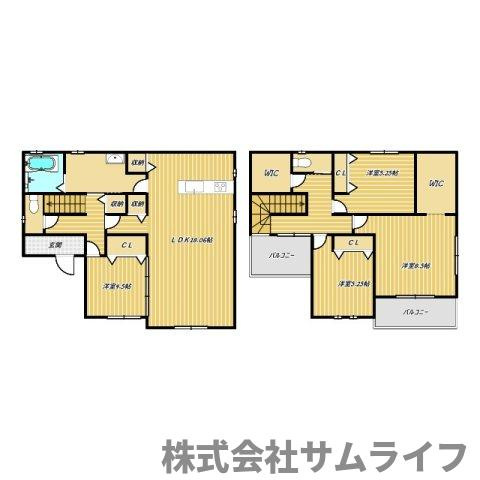 【間取り】 | 菰田2号棟