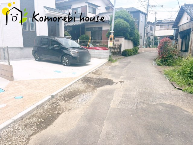 第10　上尾緑丘　新築一戸建て　ハートフルタウン　Bの前面道路含む現地写真|26.6.1　撮影済み