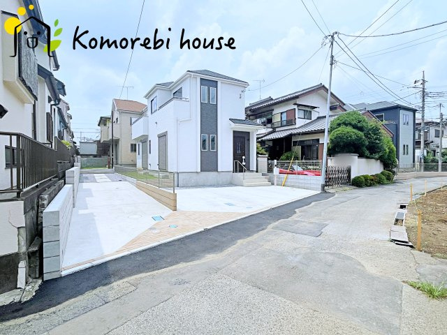第10上尾緑丘　新築一戸建て　ハートフルタウン　Bの前面道路含む現地写真|前面道路含む現地写真です