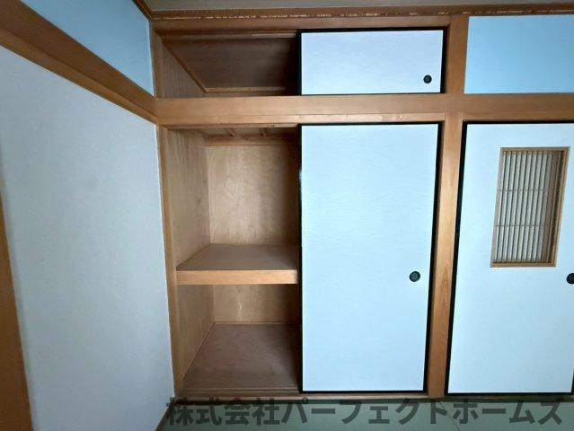 出雲町戸建の収納|大きなスペースがあり、収納には困りません