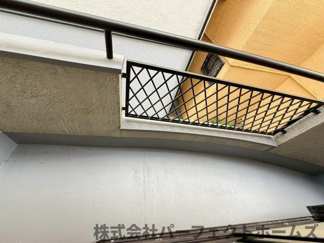 出雲町戸建のバルコニー|落ち着いた時間を過ごせるバルコニーです