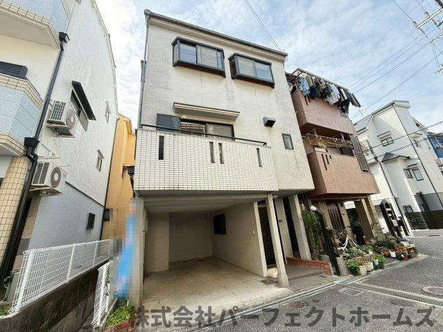 出雲町戸建の前面道路含む現地写真