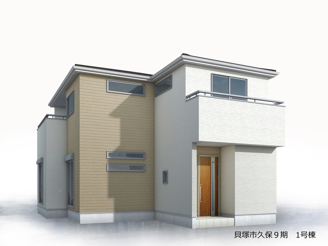 リーブルガーデンS 貝塚市久保9期の外観パース|外観パースです