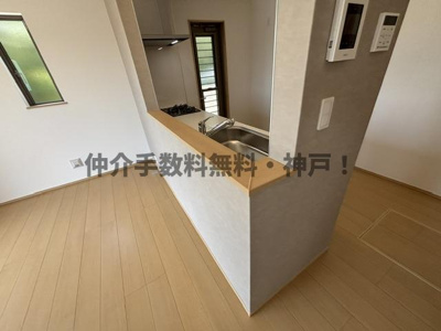 【キッチン】 | 神戸市垂水区南多聞台5丁目　新築戸建C号棟　仲介手数料無料！ | キッチンでお料理をお楽しみください