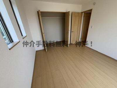 【収納】 | 神戸市垂水区南多聞台5丁目　新築戸建C号棟　仲介手数料無料！ | 十分な収納スペースがあります